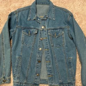 Oversized denim jacket